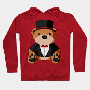 Groom Tux Teddy Bear Hoodie